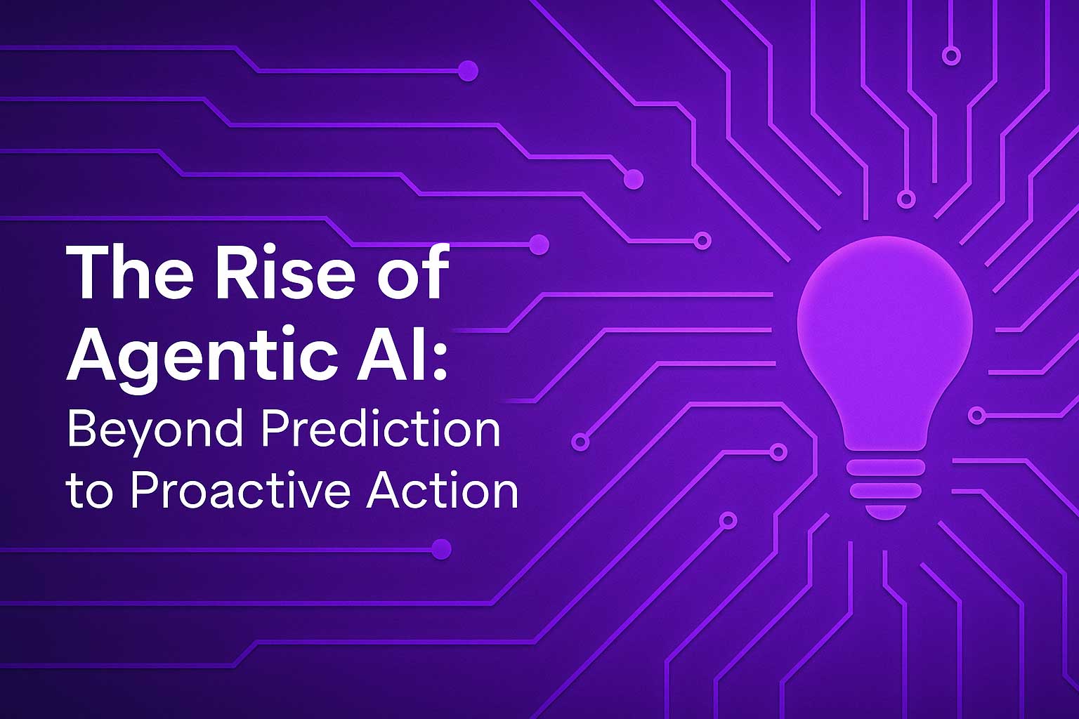 Abstract representation of AI agents network